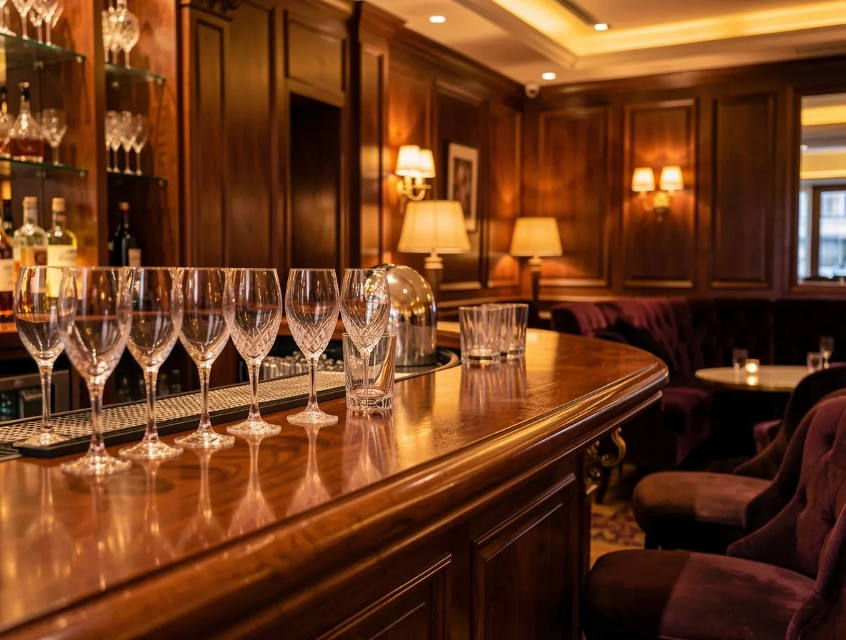 Lounge bárpult és pihenőtér